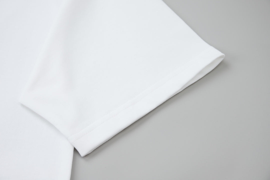 260106 New high-quality three-dimensional thick plate letter T-shirt