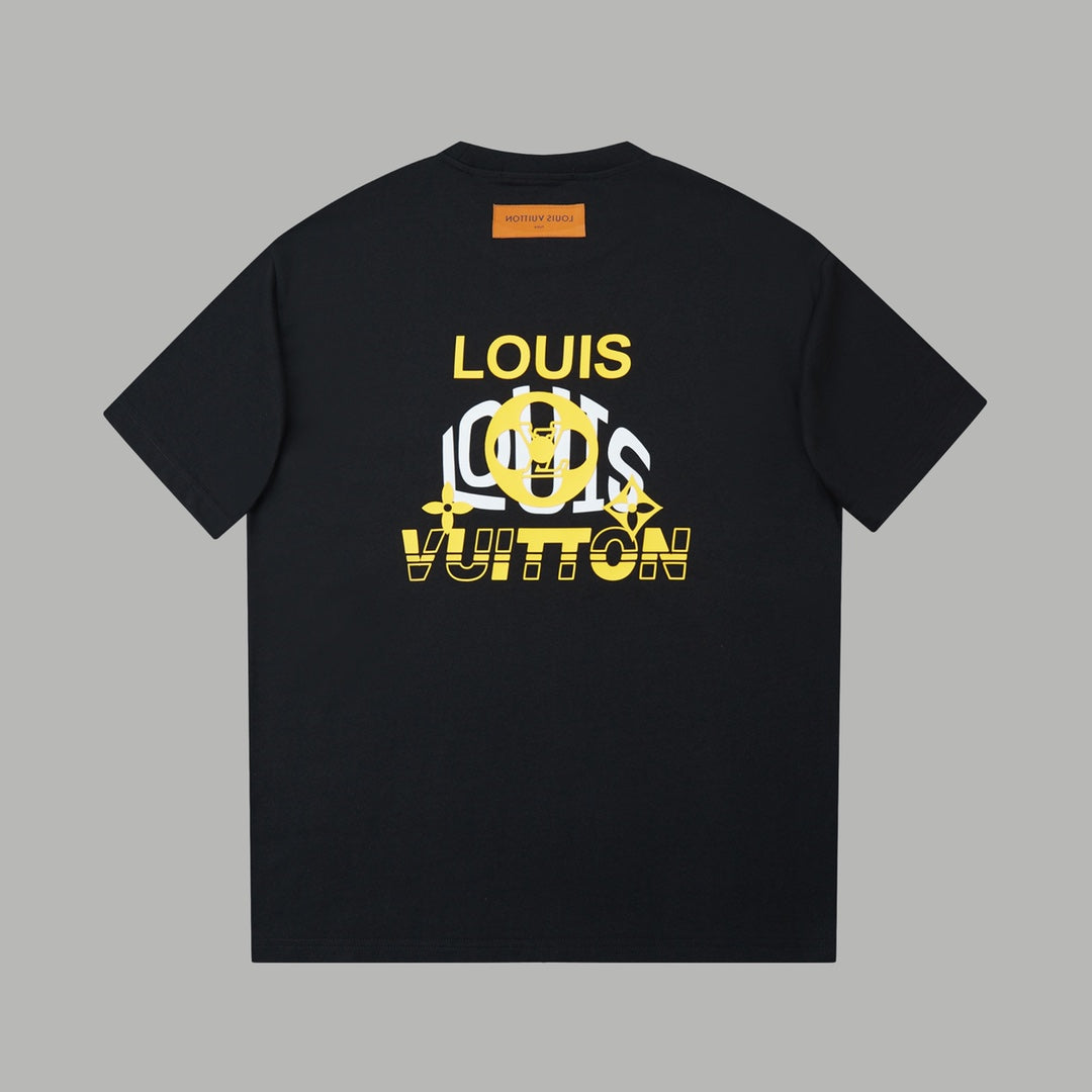 260106 New high-quality three-dimensional thick plate letter T-shirt