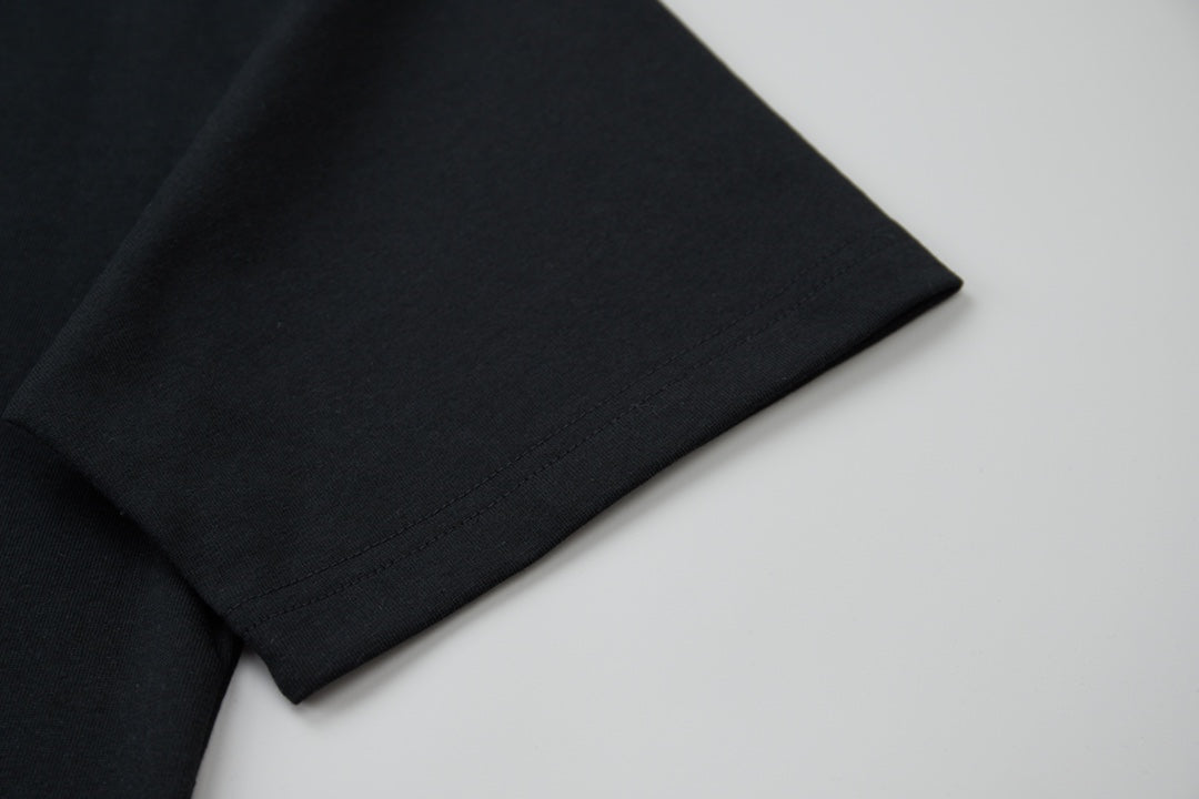 260106 New high-quality three-dimensional thick plate letter T-shirt