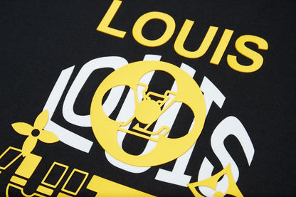 260106 New high-quality three-dimensional thick plate letter T-shirt