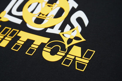 260106 New high-quality three-dimensional thick plate letter T-shirt
