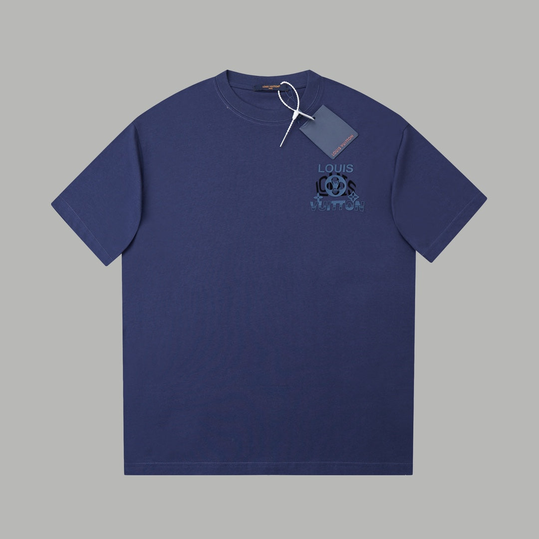 260106 New high-quality three-dimensional thick plate letter T-shirt