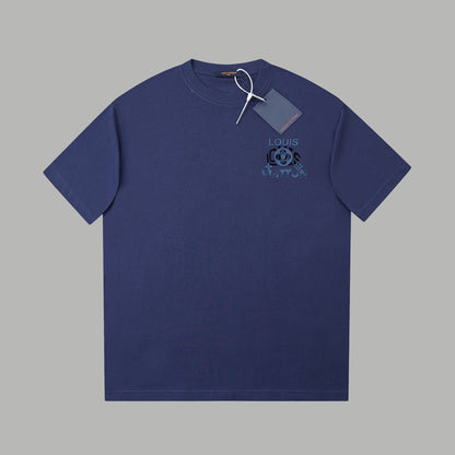 260106 New high-quality three-dimensional thick plate letter T-shirt