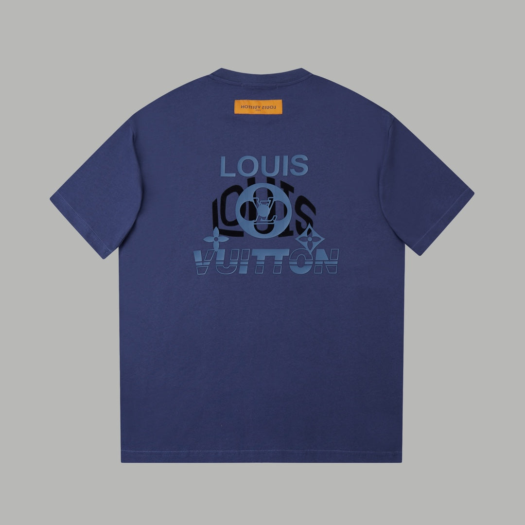 260106 New high-quality three-dimensional thick plate letter T-shirt