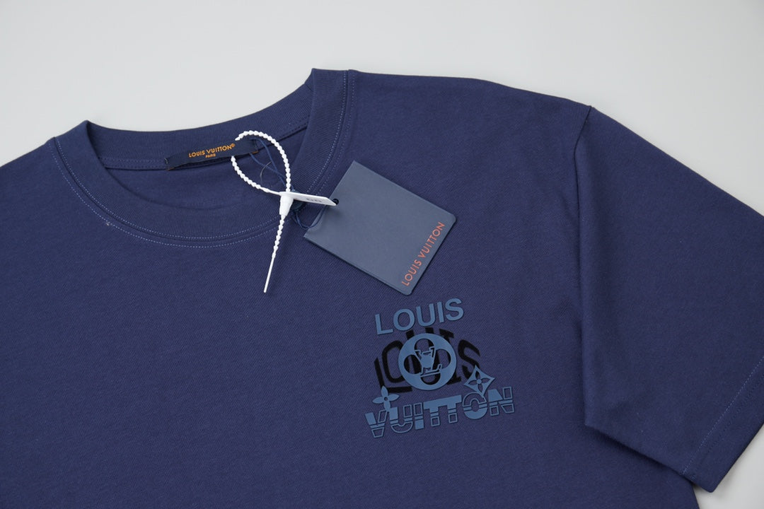 260106 New high-quality three-dimensional thick plate letter T-shirt