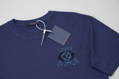 260106 New high-quality three-dimensional thick plate letter T-shirt