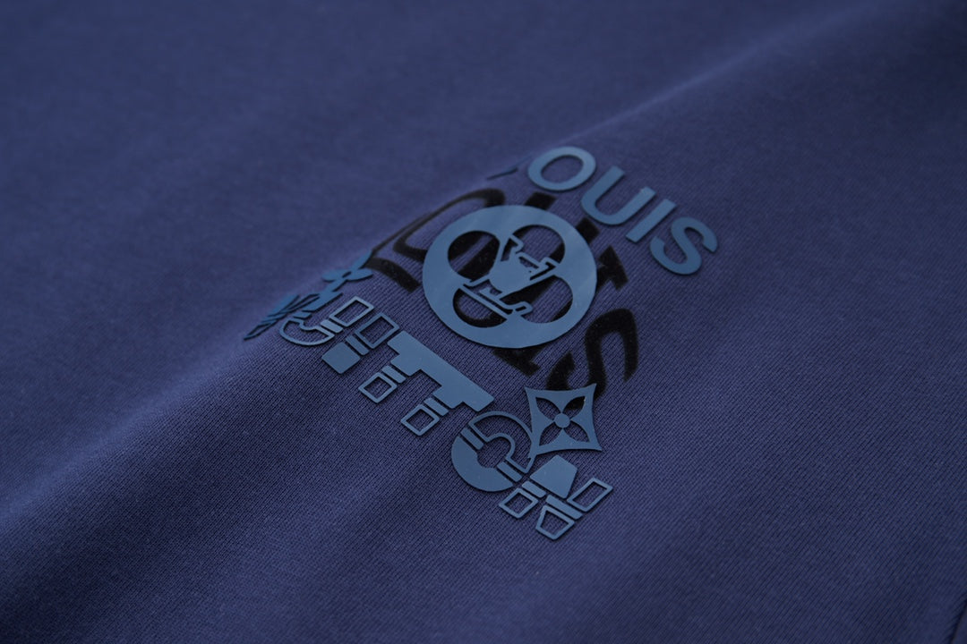 260106 New high-quality three-dimensional thick plate letter T-shirt