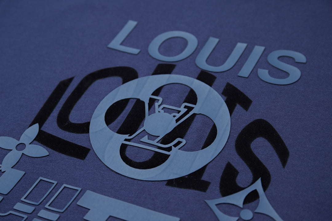 260106 New high-quality three-dimensional thick plate letter T-shirt