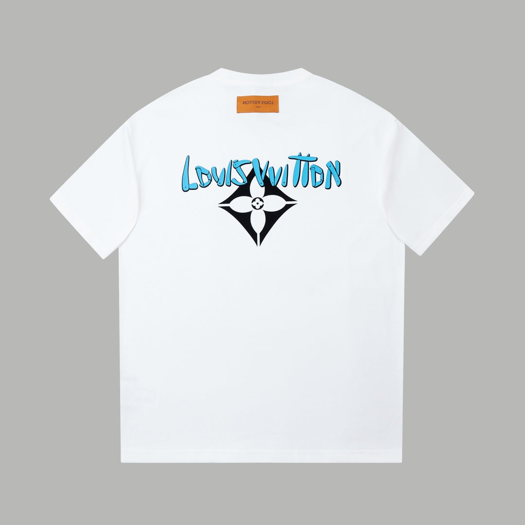 260106 New high-quality three-dimensional thick plate letter T-shirt