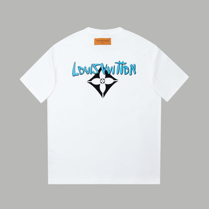 260106 New high-quality three-dimensional thick plate letter T-shirt