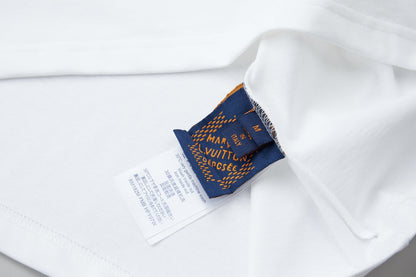 260106 New high-quality three-dimensional thick plate letter T-shirt