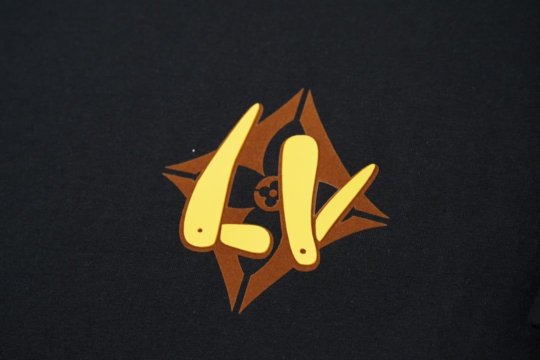 260106 New high-quality three-dimensional thick plate letter T-shirt
