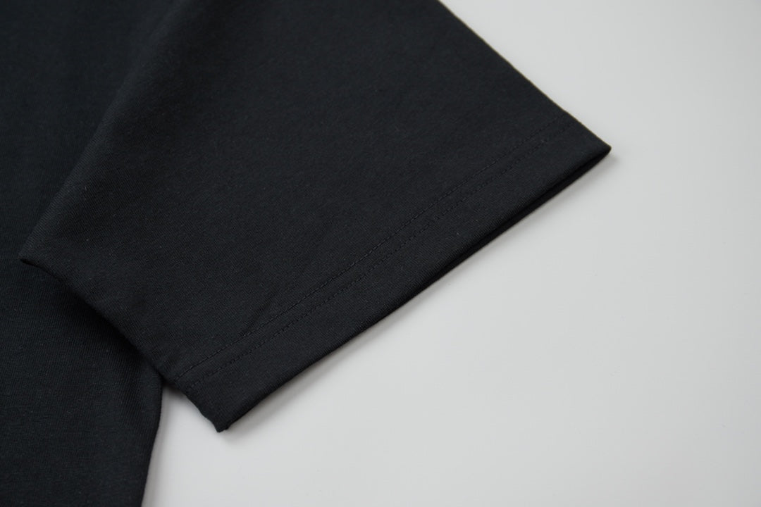 260106 New high-quality three-dimensional thick plate letter T-shirt