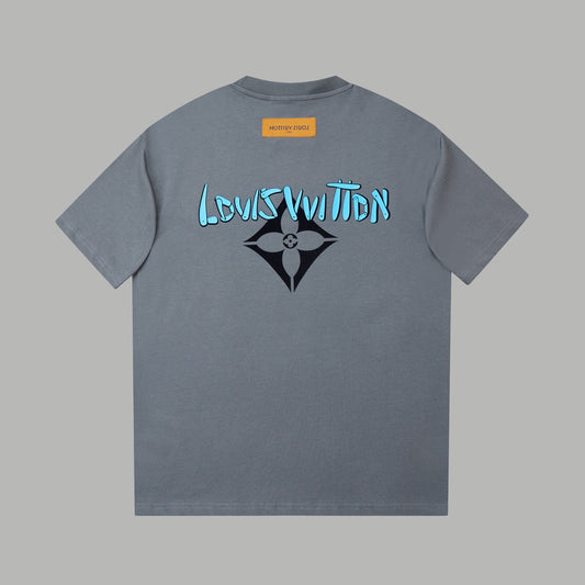 260106 New high-quality three-dimensional thick plate letter T-shirt