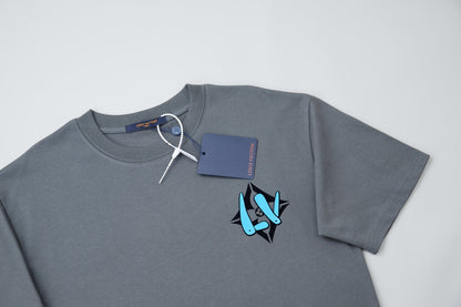 260106 New high-quality three-dimensional thick plate letter T-shirt
