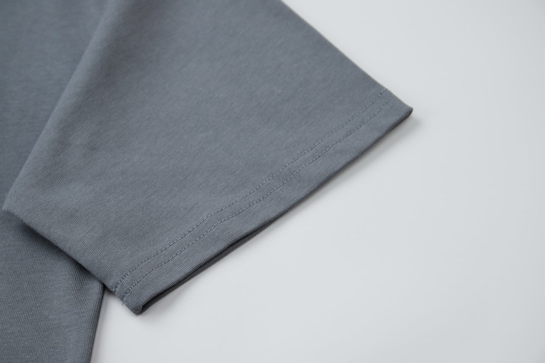 260106 New high-quality three-dimensional thick plate letter T-shirt