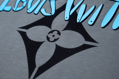 260106 New high-quality three-dimensional thick plate letter T-shirt