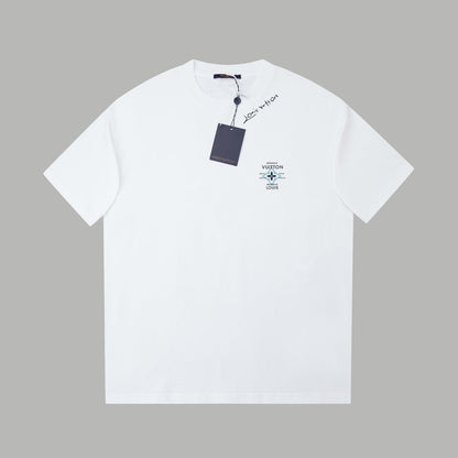 260106 New high-quality, simple digital print T-shirt