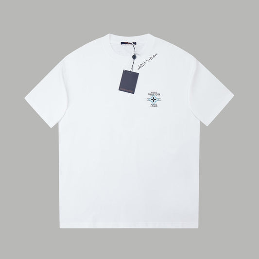 260106 New high-quality, simple digital print T-shirt