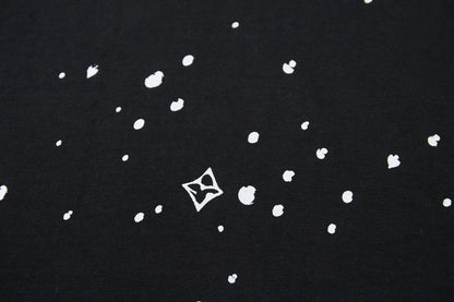 260106 New high-quality starry sky diamond embossed full-print T-shirt