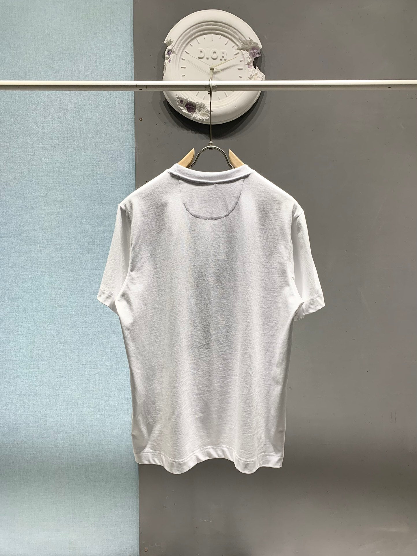 260106 New high-quality jacquard patch T-shirt