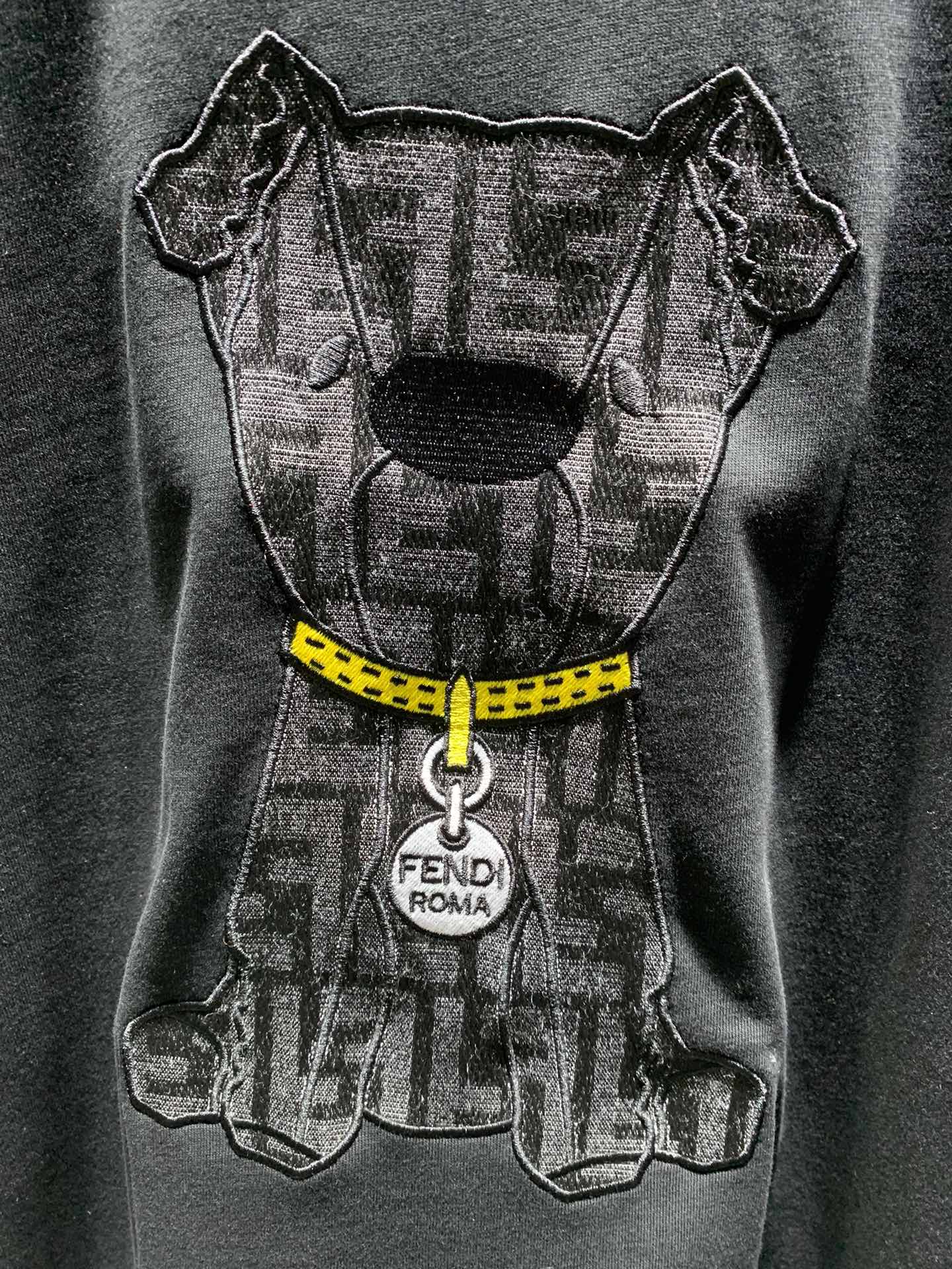 260106 New high-quality jacquard patch T-shirt