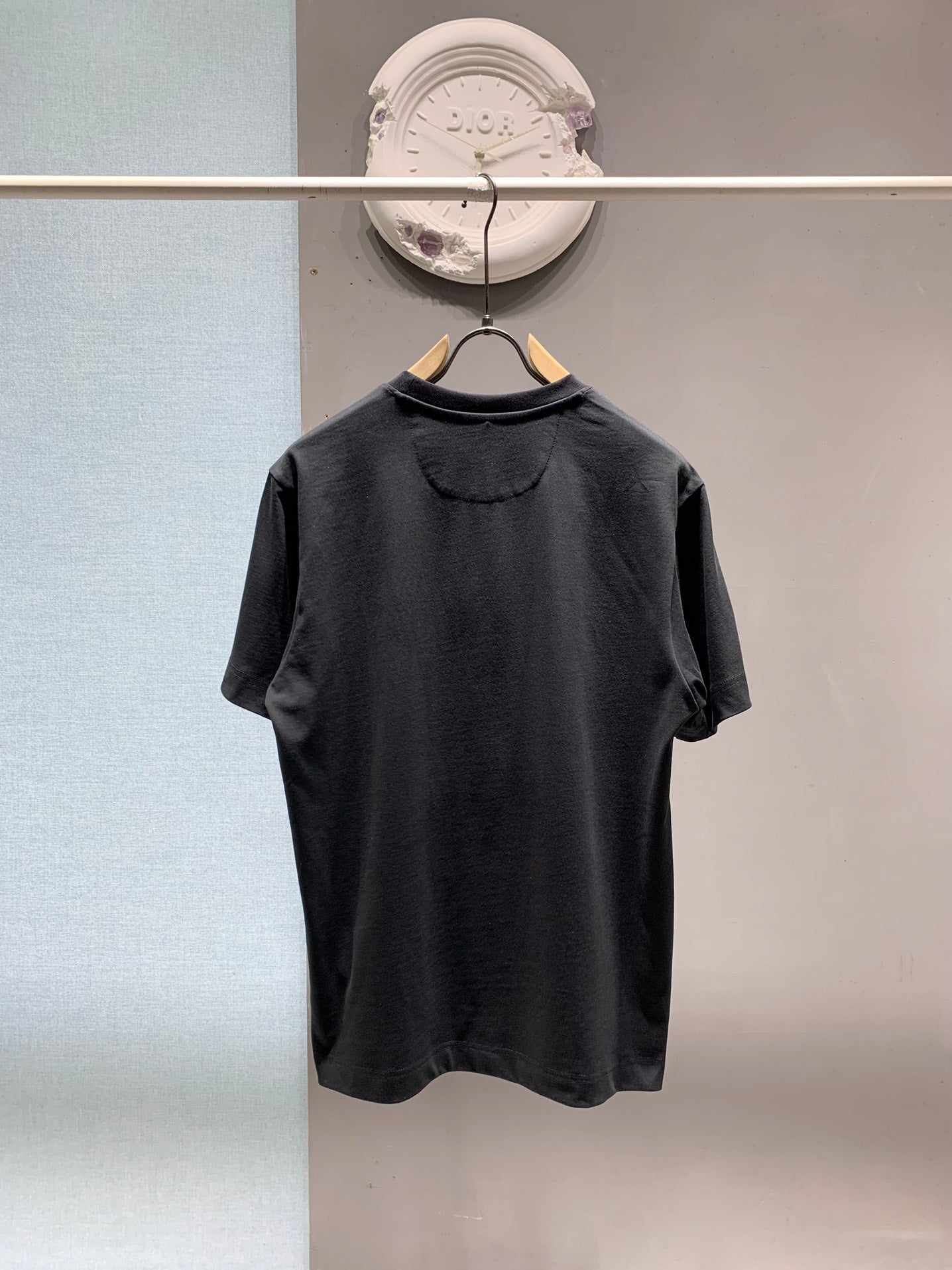 260106 New high-quality jacquard patch T-shirt