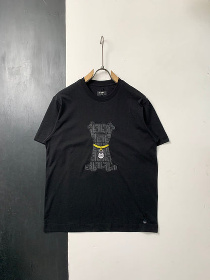 260106 New high-quality jacquard patch T-shirt