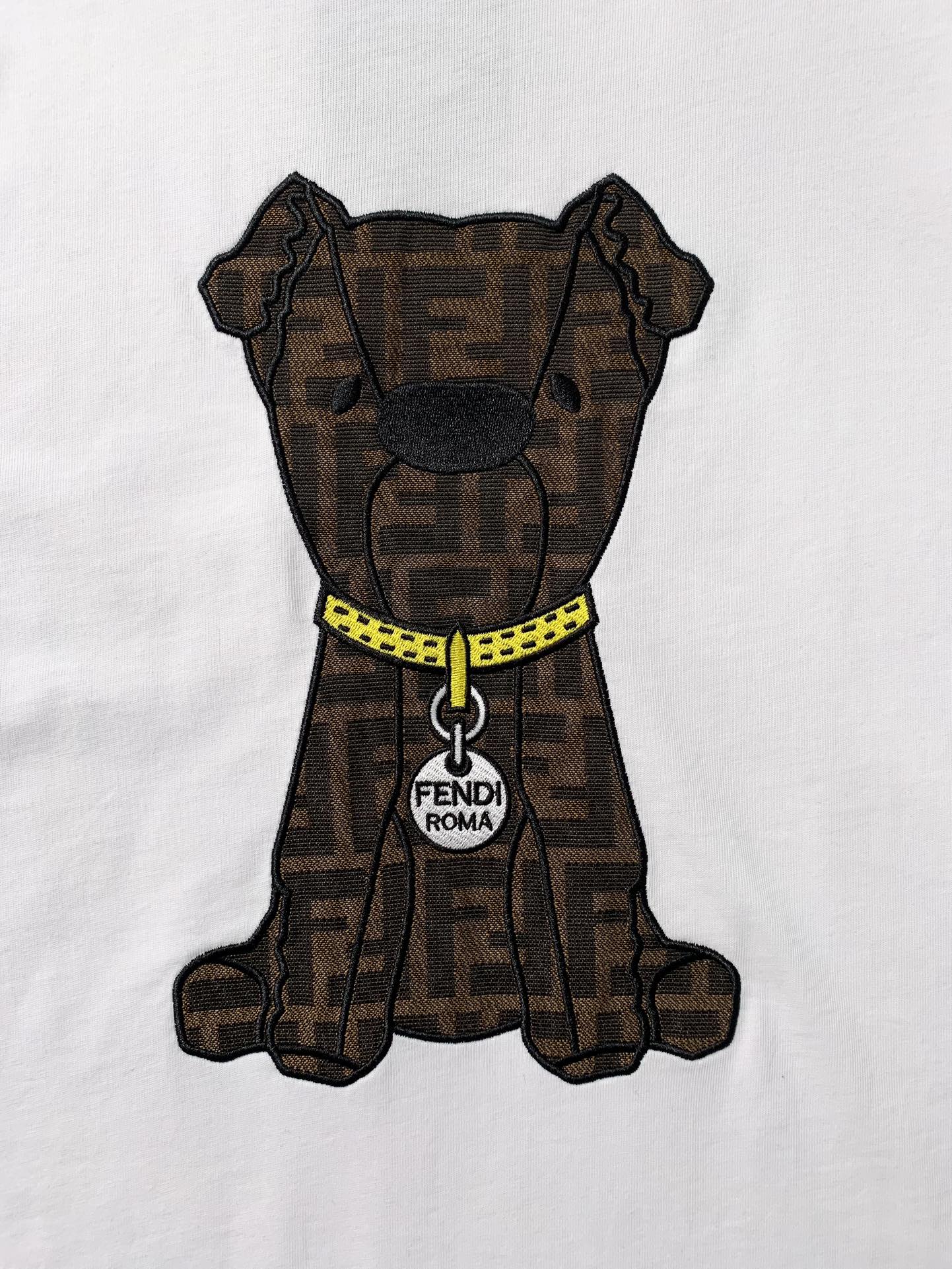 260106 New high-quality jacquard patch T-shirt