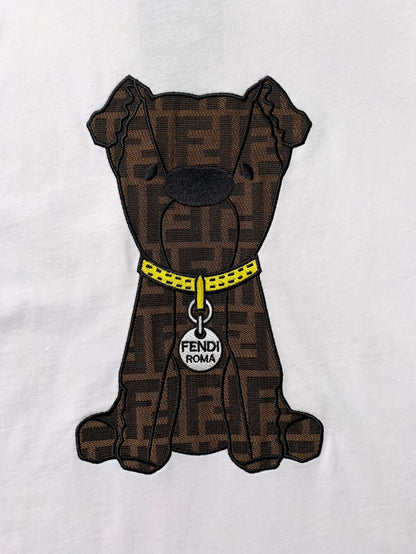 260106 New high-quality jacquard patch T-shirt