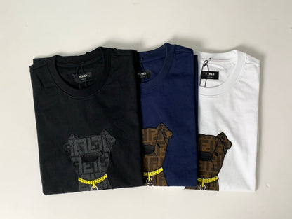 260106 New high-quality jacquard patch T-shirt