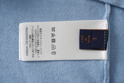 260106 New high-quality badge jacquard knitted T-shirt