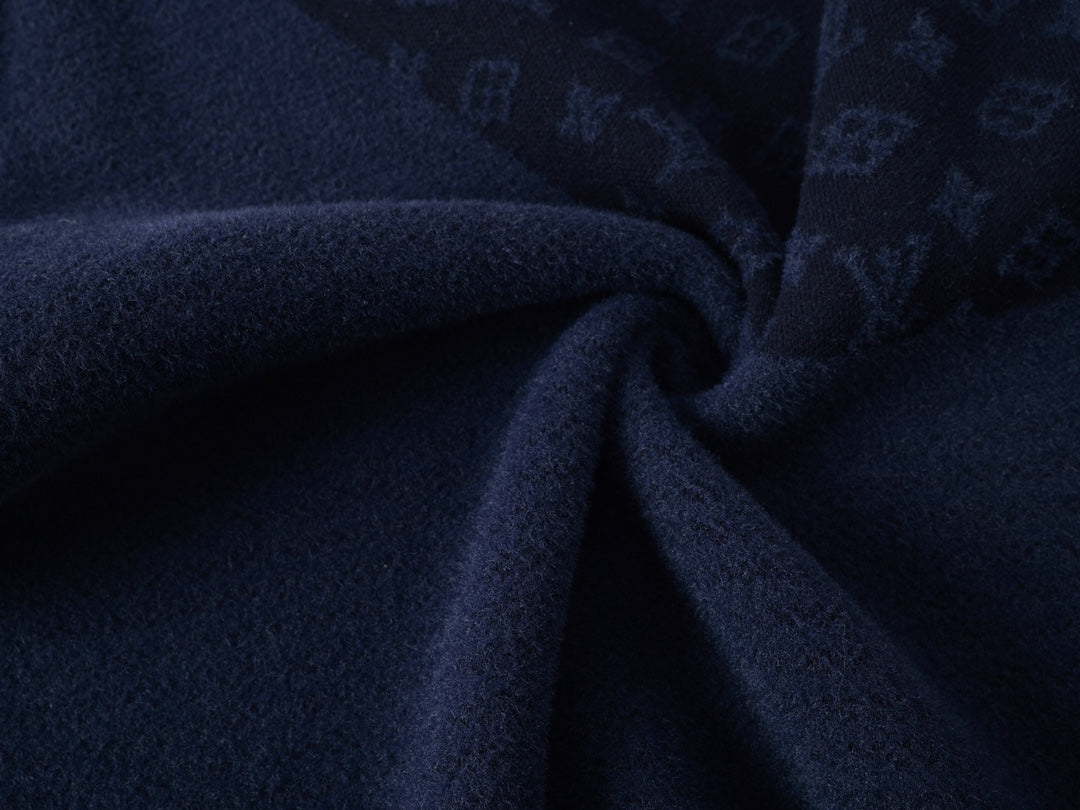 260106 New high-quality patchwork jacquard woolen T-shirt