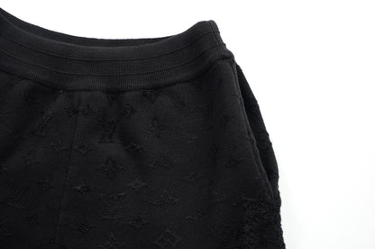 260106 New high-quality patchwork jacquard woolen shorts