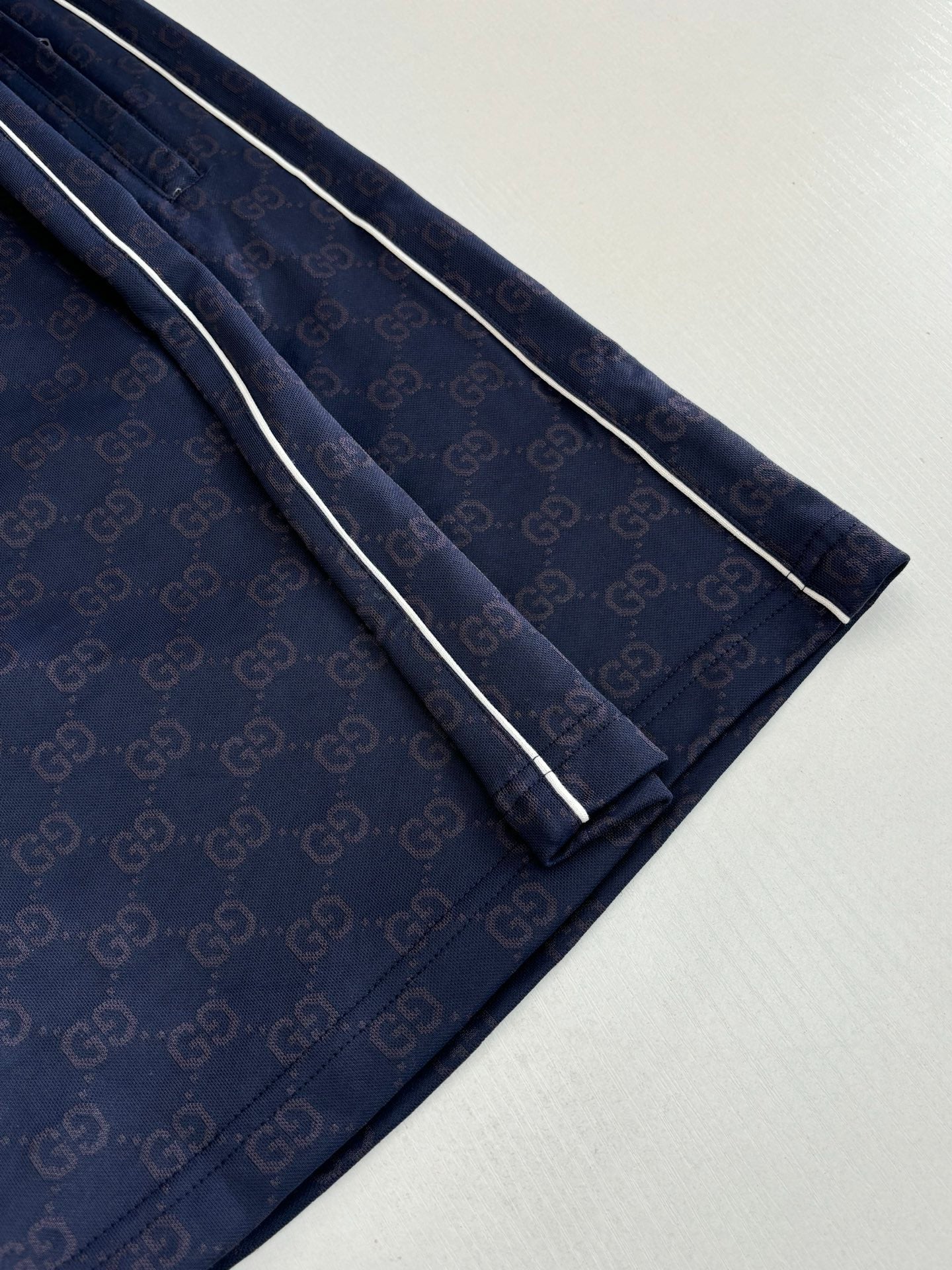 260106 New high-quality full-print plain knitted jacquard suit shorts