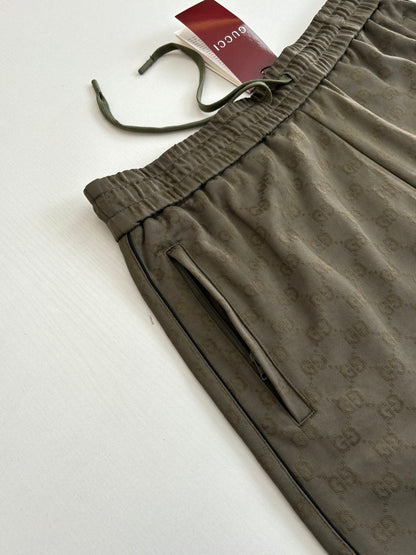 260106 New high-quality full-print plain knitted jacquard suit shorts