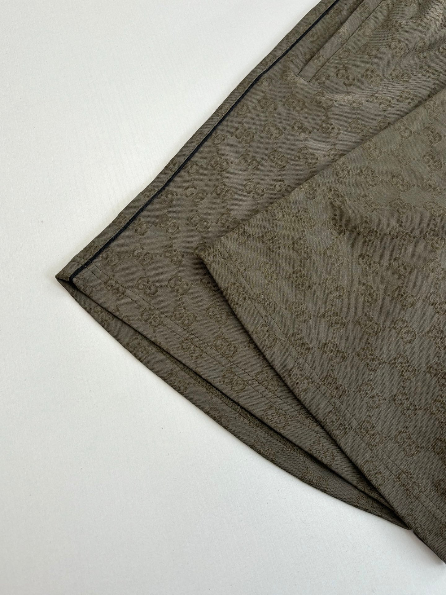 260106 New high-quality full-print plain knitted jacquard suit shorts