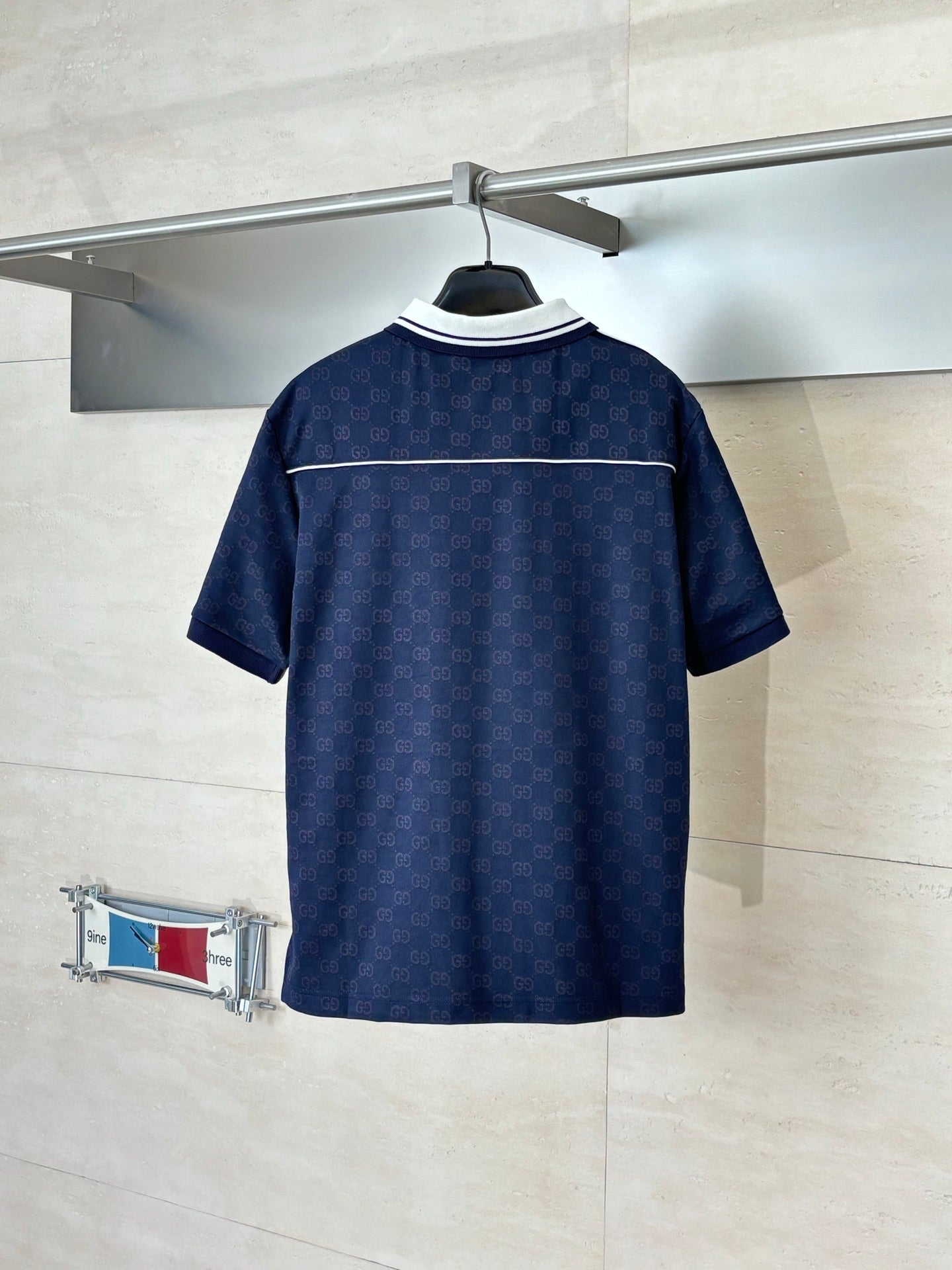 260106 New high-quality full-print plain weave jacquard suit T-shirt