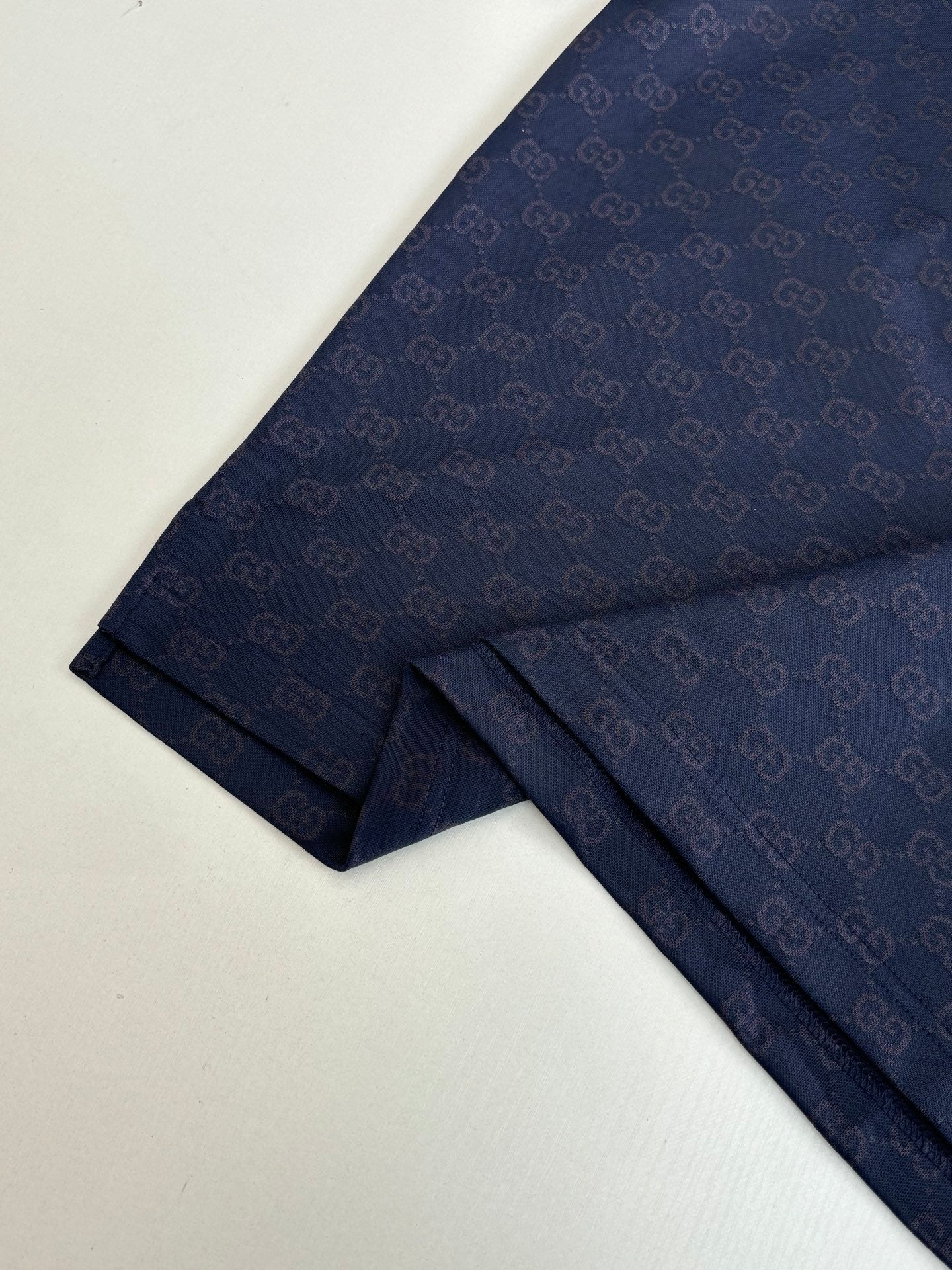 260106 New high-quality full-print plain weave jacquard suit T-shirt
