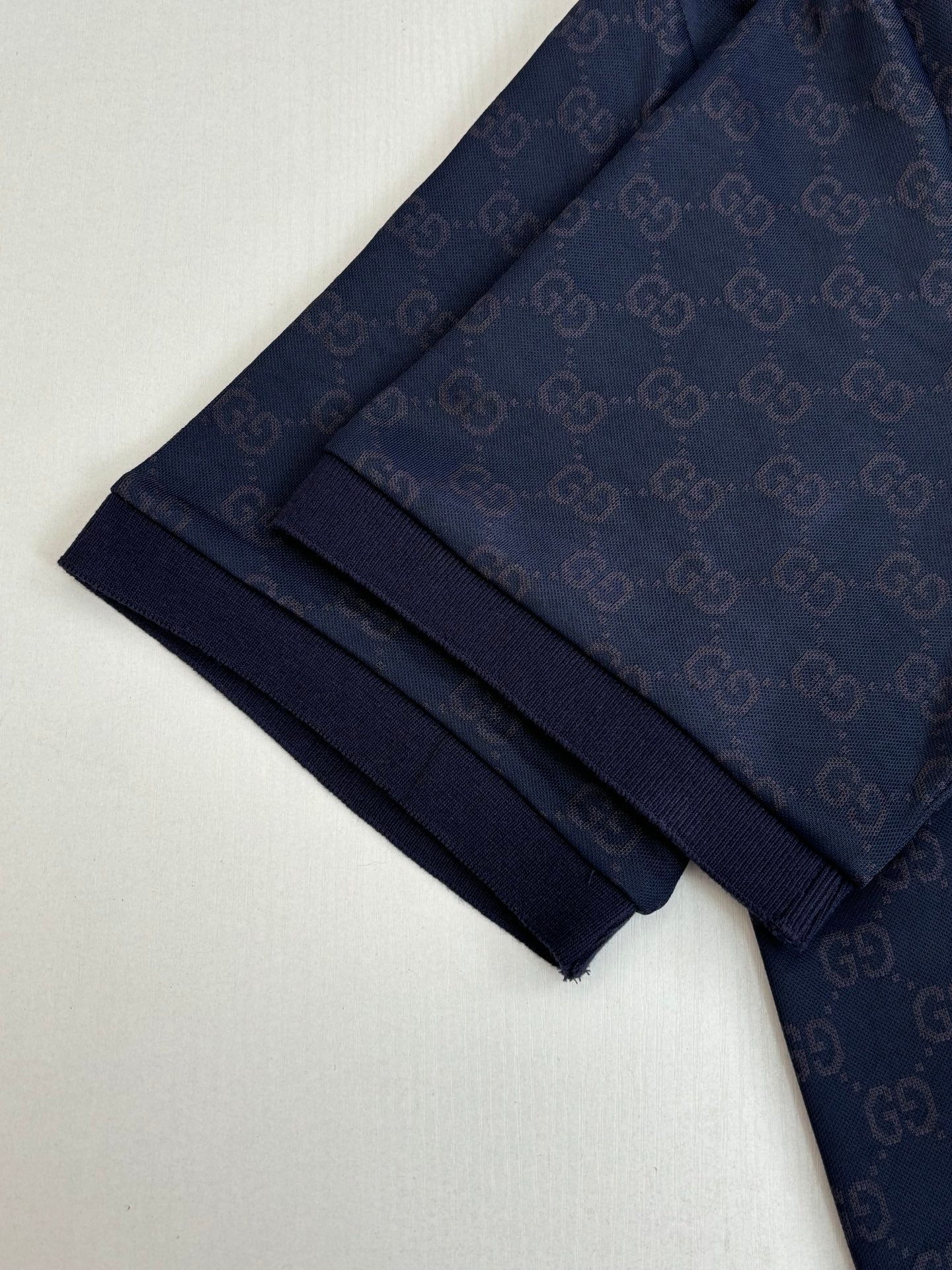 260106 New high-quality full-print plain weave jacquard suit T-shirt
