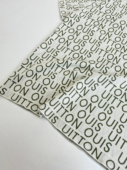 260106 New high-quality full-printed jacquard cotton knitted T-shirt