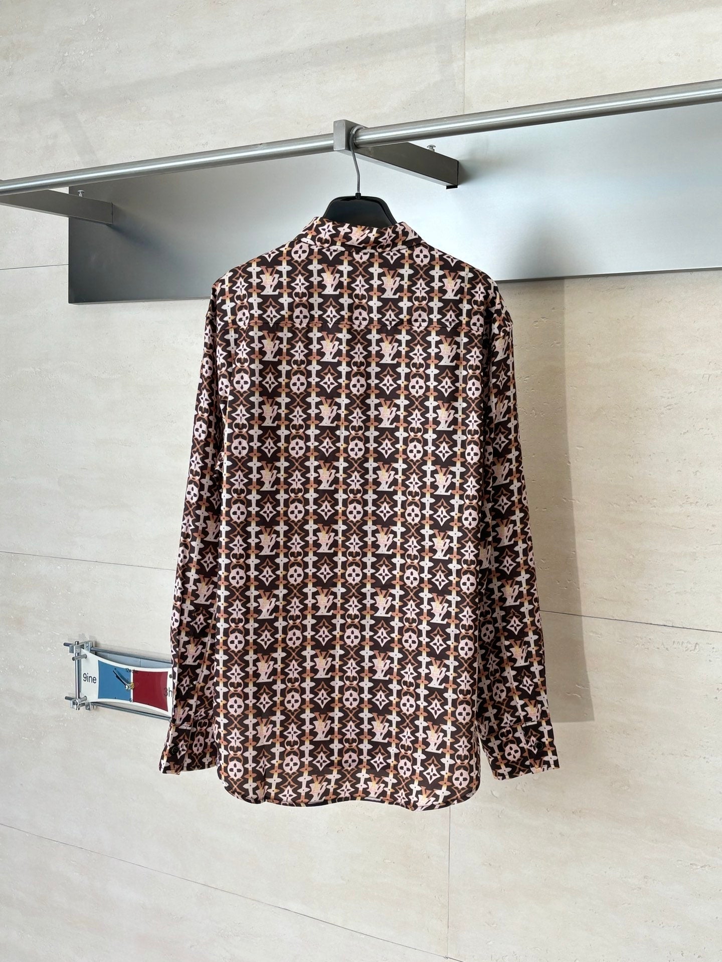 260106 New high-quality patterned printed long-sleeved mulberry silk long-sleeved shirt