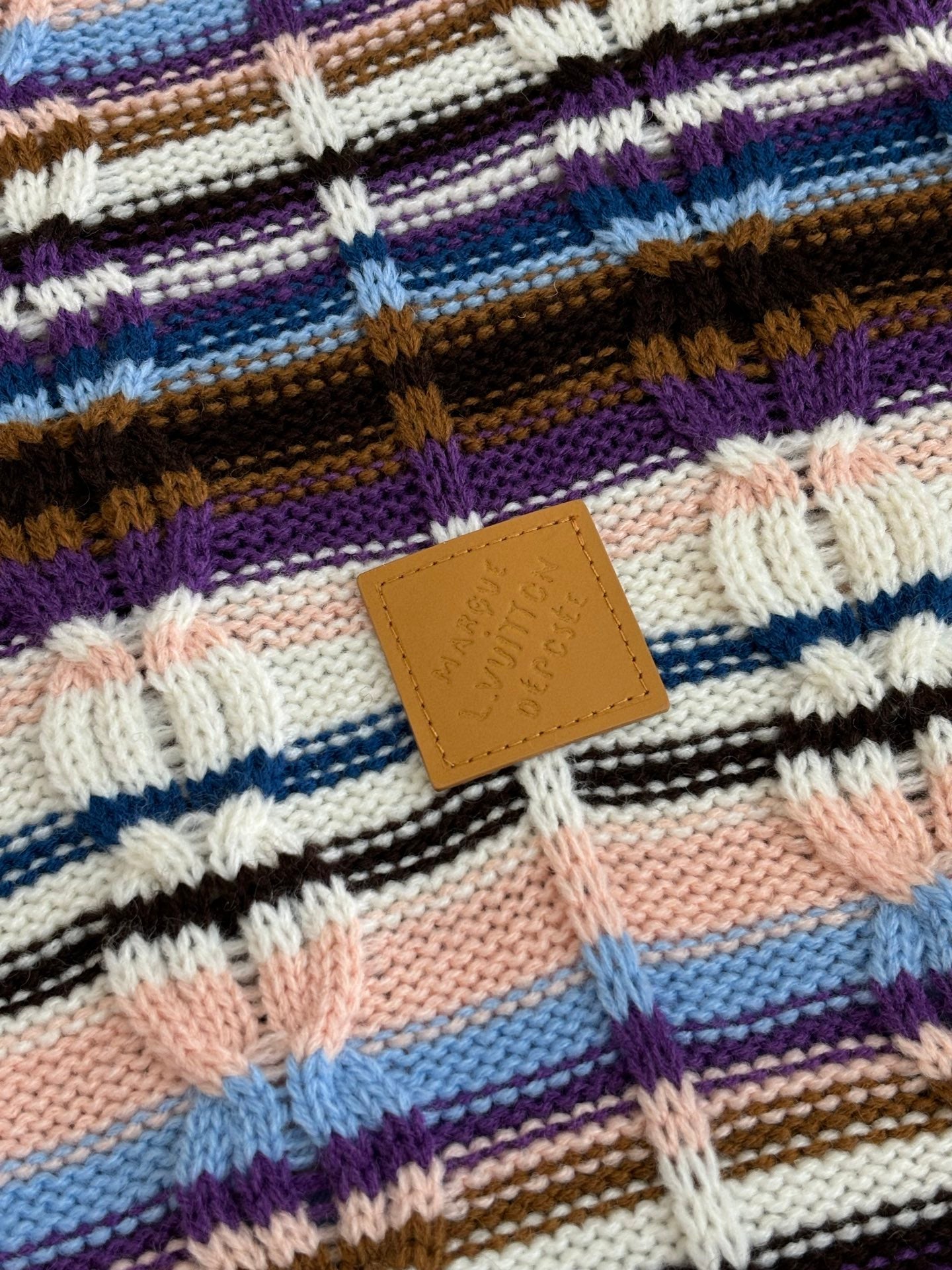260106 new high-quality striped tweed color-blocking knitted zipper jacket
