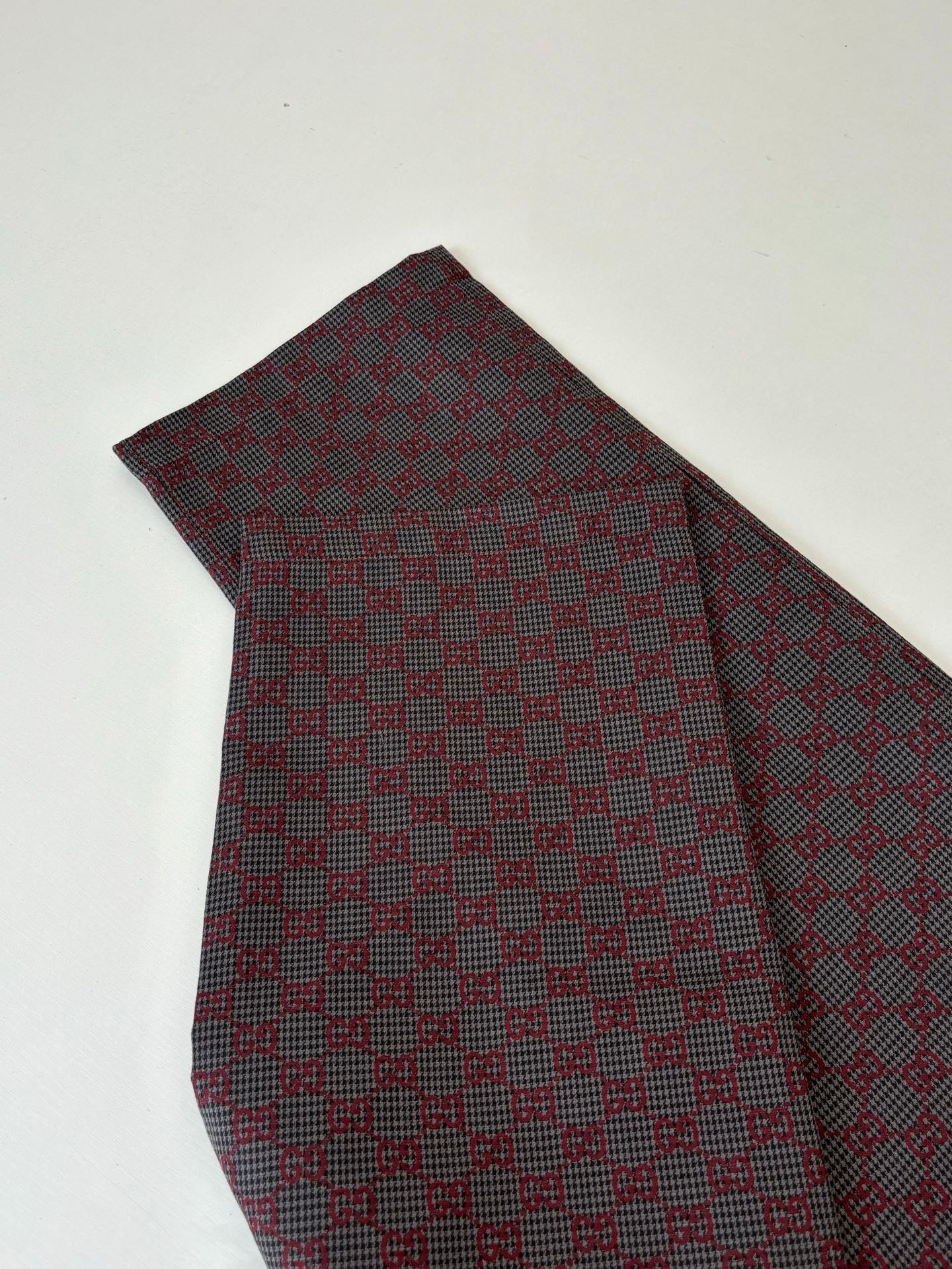 260106 New high-quality full-printed jacquard checkered casual suit trousers