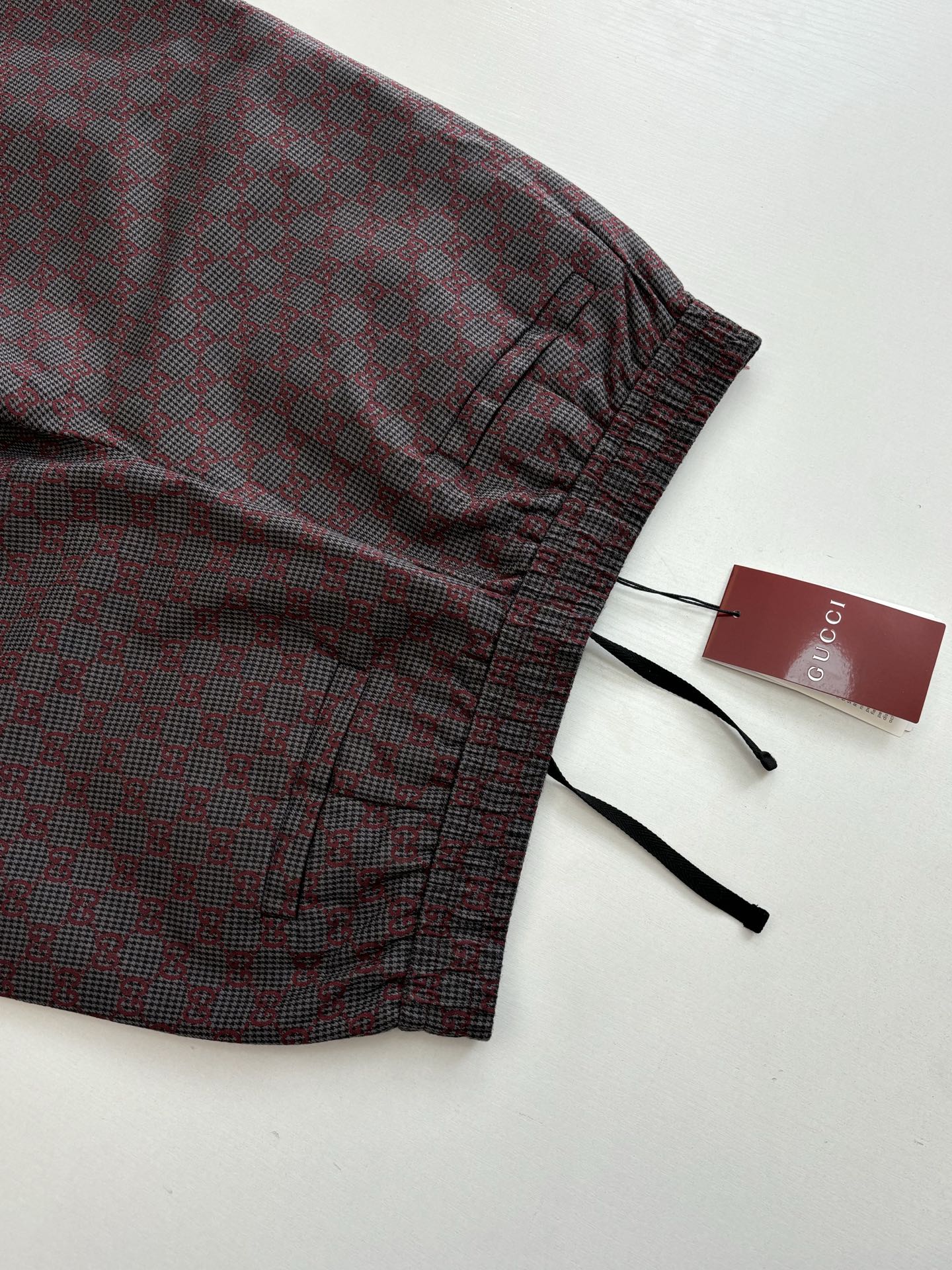 260106 New high-quality full-printed jacquard checkered casual suit trousers