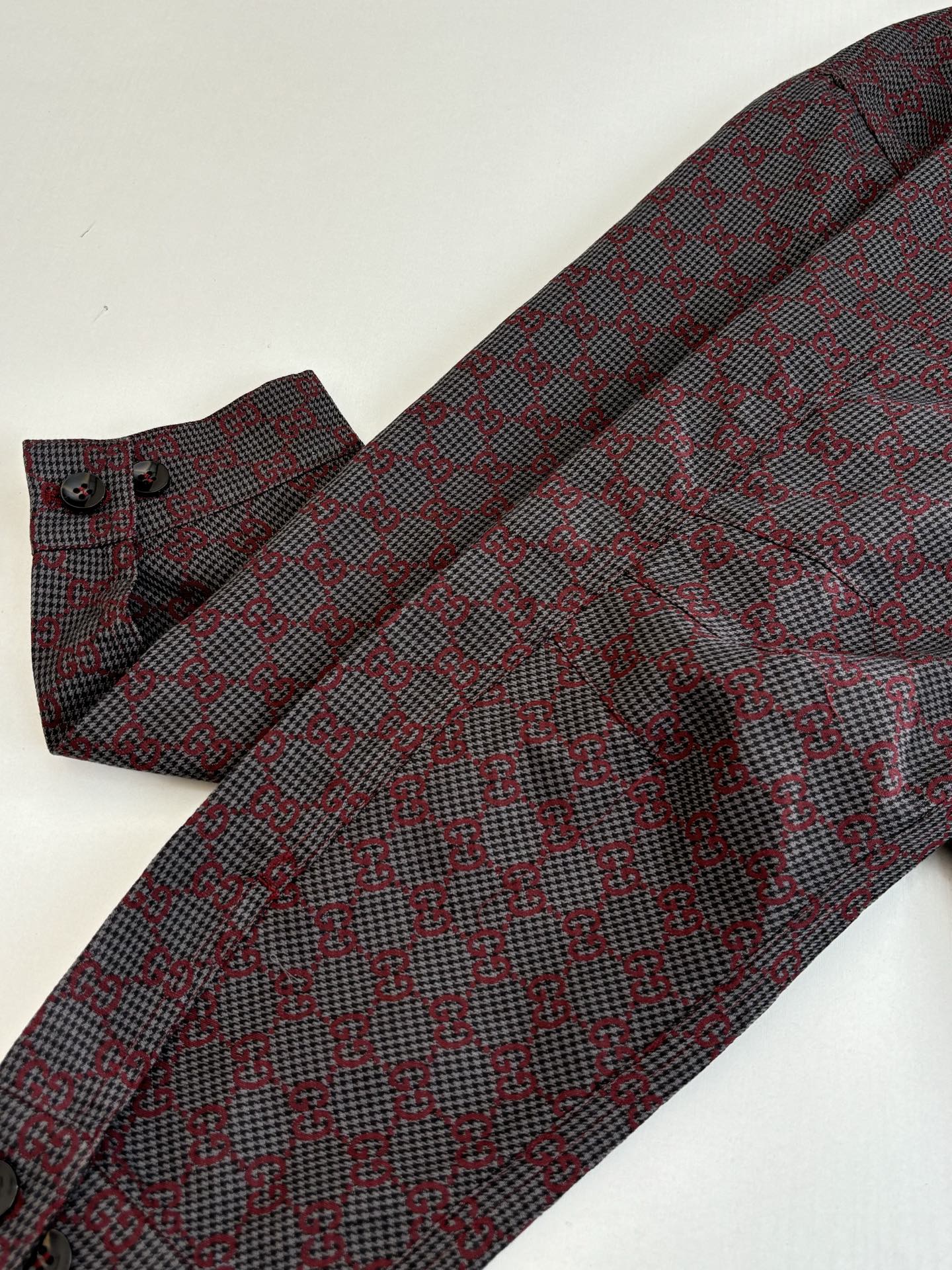 260106 new high-quality full-printed jacquard checkered casual suit jacket
