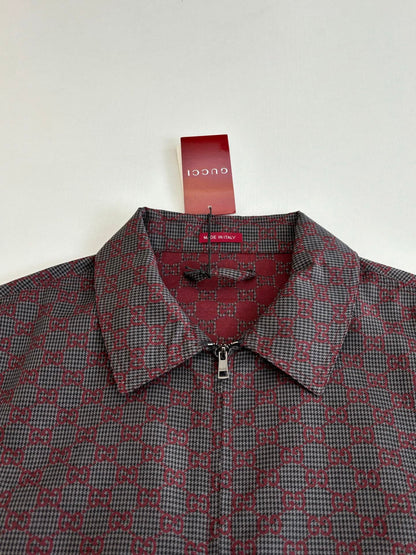 260106 new high-quality full-printed jacquard checkered casual suit jacket