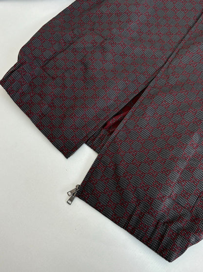 260106 new high-quality full-printed jacquard checkered casual suit jacket