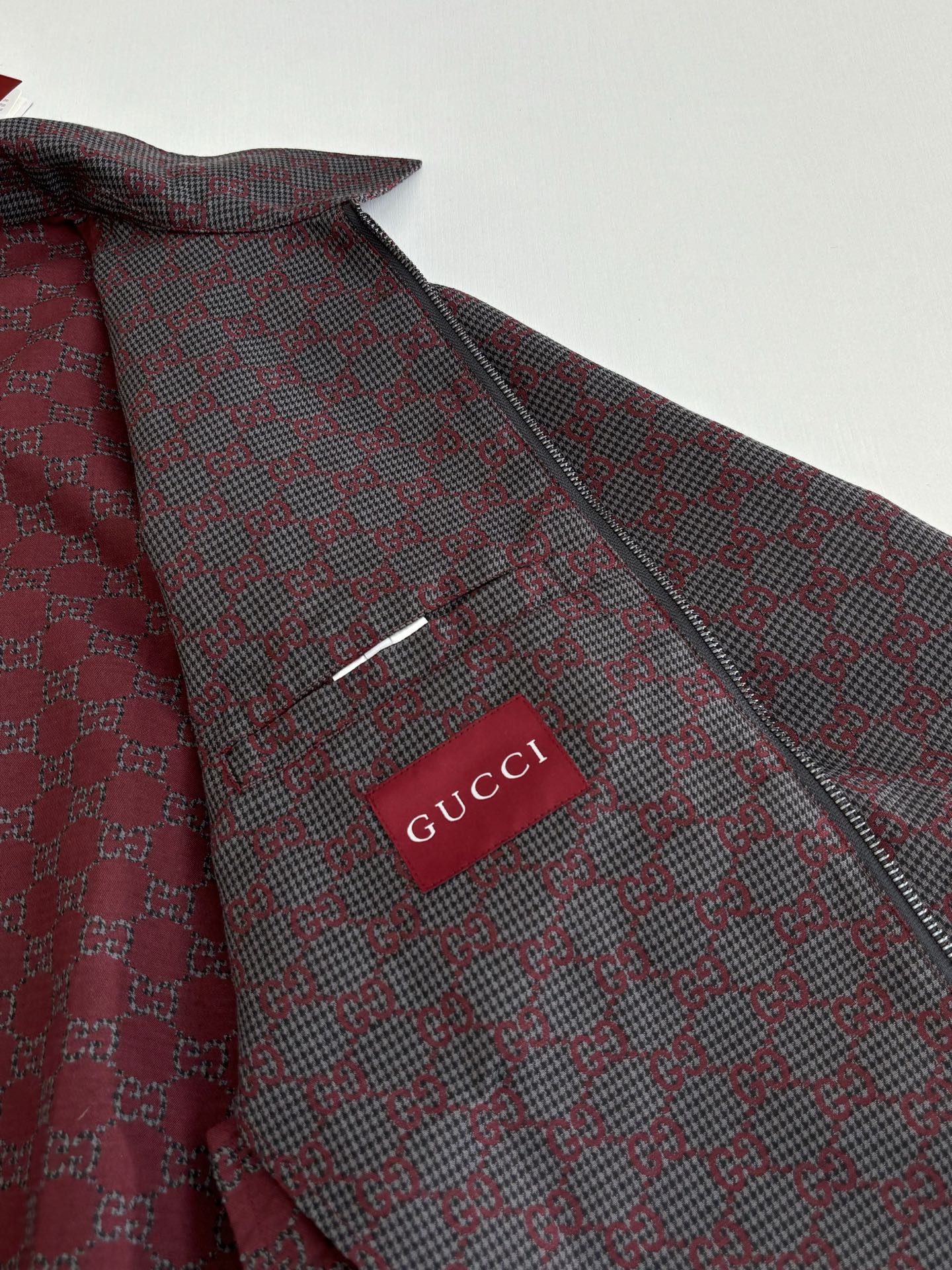 260106 new high-quality full-printed jacquard checkered casual suit jacket