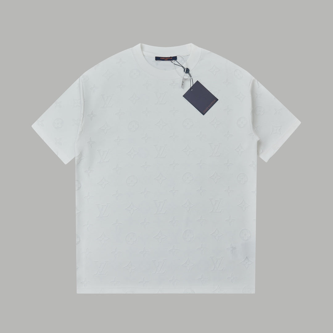 260106 New high-quality custom-made fabric jacquard short-sleeved T-shirt